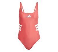 Costume da bagno intero donna con schiena a U adidas 3-Stripes Rose 44