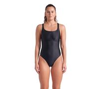 arena Costume intero da donna Control Pro Back B Solid Swimsuit (confezione da 1), nero/nero, 62