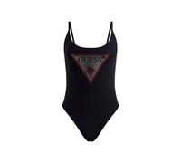 GUESS Costume intero rosso / nero / argento Donna GUESS S