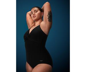 Costume da bagno intero Knot Shaping Nero 42 (IT) - 38 (FR) Tinta unita
