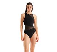 Costume da bagno intero MESH ANGLE Nero 40 (IT) - 36 (FR) Tinta unita