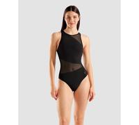 Costume da bagno intero MESH ANGLE Nero 44 (IT) - 40 (FR) Tinta unita