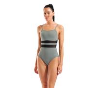 Costume da bagno intero MESH EQUALS Verde 52 (IT) - 48 (FR) Tinta unita