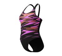 Speedo Hyperboom Placement Muscleback Costume da bagno da donna, ad asciugatura rapida e resistente al cloro
