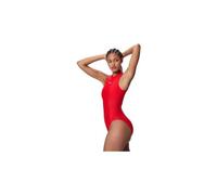 Costume da bagno intero speedo hydrasuit da donna rosso