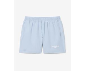 Costume da bagno Lacoste Mid Length Placed Print azzurro chiaro - S