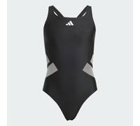 Adidas Logo C-back Swimsuit Nero 13-14 Years Bambina