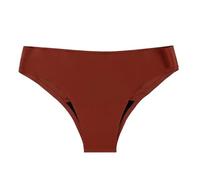 Costume da bagno mestruale da donna, basso costume da bagno, mestruale, per donne e adolescenti, mutandine mestruali, piscina stampata traspirante, bikini mestruale, piscina, marrone, XL