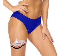 Costume Da Bagno Mestruale Lavabili Spiaggia Pancia Piatta Slip Slim Triangolo Vita Alta Bassa Del Bikini Elegante Conservatore Ciclo Pantaloncini Da Bagno Elastico Assorbent (01 Blu, XXL)