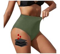 Costume da Bagno Mestruale, Mutande mestruali Donna Pantaloni da Nuoto per Il Periodo, Costumi da Bagno per Bikini, Biancheria Intima, Pantaloni da Bagno A Vita Bassa, Mestruale A Prova di Perdite