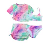 Costume Da Bagno Mestruale Teen Set Regle 3 Pezzi Costumi Da Bagno Mestruale Rotondo Costumi Da Bagno 3-18 Anni Set