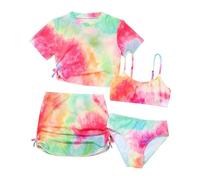 Costume Da Bagno Mestruale Teen Set Regle 3 Pezzi Costumi Da Bagno Mestruale Rotondo Costumi Da Bagno 3-18 Anni Set