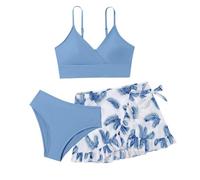 Costume Da Bagno Mestruale Teen Set Regle 3 Pezzi Costumi Da Bagno Mestruale Rotondo Costumi Da Bagno 3-18 Anni Set