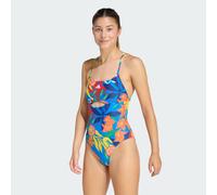 Adidas Mexicana Florals Tie-back Swimsuit Blu 46 Donna
