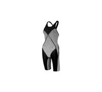 Costume da bagno mickael phelps matrice vicino schiena donna eu nero grigio scuro