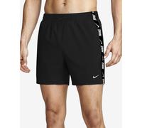 NIKE Swim Breaker Logo Tape 5" Volley Short Black