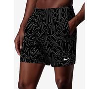 NIKE Swim Breaker Tossed SWOOS 5" Volley Short Black