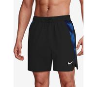 Costume da bagno Nike Swim Contend Graphic 5 Inch Volley nero blu - M