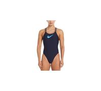 Costume da bagno nike swim hydrastrong 3d swoosh blue donna