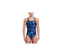 Costume da bagno nike swim hydrastrong multi print blu donna