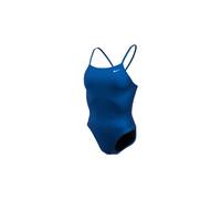 Costume da bagno nike swim hydrastrong solid cutout blu da donna