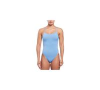 Costume da bagno nike swim hydrastrong solid cutout blu donna