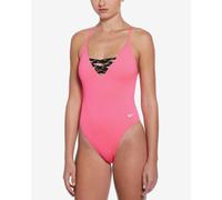 Costume da bagno Nike Swim Icon Crossback One Piece rosa donna - L