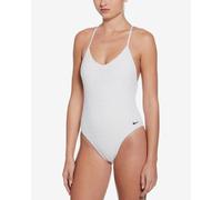 Costume da bagno Nike Swim Sport Style Y-Back bianco puro donna - S