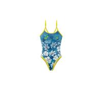 Costume da bagno otso swim bike run fleur donna blu giallo
