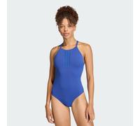 COSTUME DA BAGNO PEACHSOFT CON COLLO ALTO A 3 RIGHE E SPALLINE REGOLABILI Semi Lucid Blue 50