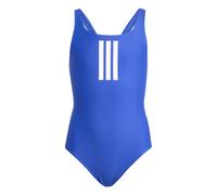 adidas Bambine e Ragazze 3-Stripes Swimsuit Kids Swimwear, Semi Lucid Blue/White, 14-15 Years