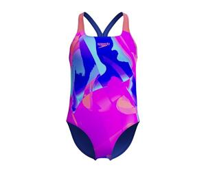 Costume da bagno per bambina Speedo ECO+ Digital Allover Powerback
