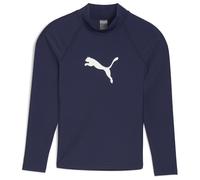 Costume da bagno per bambini Puma Unisex Rashguard Navy Dimensione per bambini: 128 / Colore: blu scuro