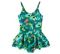 Costume da bagno per ragazza bambino un pezzo chic hawaiano swimsuit estivo stampato floreale monokinis adolescente ragazza per piscina spiaggia nuoto sport per 7-8 anni