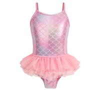 Costume da Bagno per Ragazze Costume da Bagno Carino per Vacanze Estive Piscina Spiaggia Mare Lezione di Nuoto, Asciugatura Rapida, 2~10 Anni (IT, età, 3 Anni, 4 Anni, Sirena)