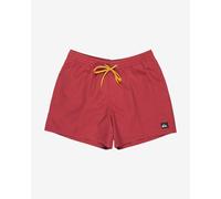 Costume da bagno Quiksilver Everyday Solid Volley 15 rosso scuro arancione - XS