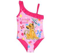 Costume Da Bagno Ragazza Il Re Leone, Colore Rosa. Taglia 5/6 Anni.