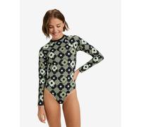 Costume da bagno Roxy Pro The Overhead verde oliva nero donna - XL