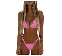 Costume da Bagno Sexy da Donna con e Sexy con Due Costumi da Bagno Perizoma Bikini a Due Pezzi con Taglio Costume da Bagno Push-up Hot Sexydonna Set Costume da Bagno da Spiaggia Brasiliano Beachwear