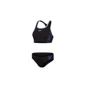 Costume da bagno speedo 2 pezzi da donna nero blu