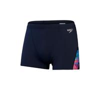 Costume da bagno speedo allover digital con taglio a v blu