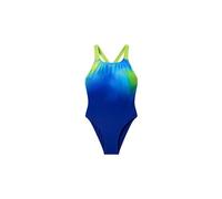 Costume da bagno speedo powerback blu verde per bambina