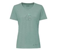Vaude Skomer Print Iii Short Sleeve T-shirt Verde 38 Donna