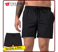 Costume da bagno TAGLIE FORTI boxer mare piscina uomo da 2XL a 10XL