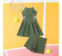 Costume da bagno tankini a patchwork bianco e nero per ragazze adolescenti, set con canottiera a mezza lunghezza e pantaloncini da bagno a gamba lunga 8Y,9Y,10Y,11Y,12YGraficoTessuto da costume da bag