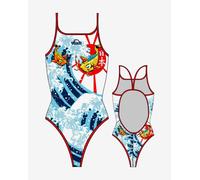 Costume da bagno Turbo Carpa Japón spalline sottile donna - XL