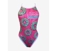 Costume da bagno Turbo Revolution Comic Donut rosa azzurro donna - M