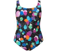Costume da bagno Ulla Popken da donna taglie forti a pois senza coppe morbide