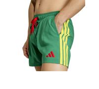 Costume da Bagno UOMO Adidas Shorts pantaloncini 3-Stripes 5 NCH Verde Giallo
