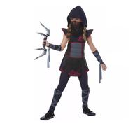 Costume Da Bambina Ninja Senza Paura